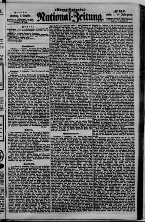 National-Zeitung vom 05.09.1856