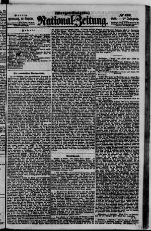 Nationalzeitung vom 10.09.1856