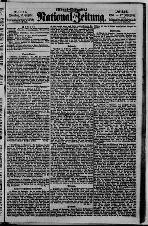 National-Zeitung vom 16.09.1856