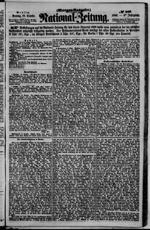 National-Zeitung vom 19.09.1856