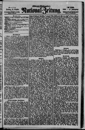National-Zeitung vom 19.09.1856