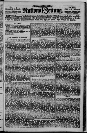 National-Zeitung vom 20.09.1856