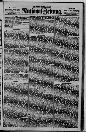 National-Zeitung vom 20.09.1856