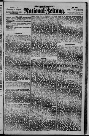 Nationalzeitung vom 21.09.1856