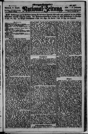 Nationalzeitung vom 24.09.1856