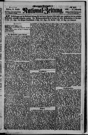 National-Zeitung vom 26.09.1856