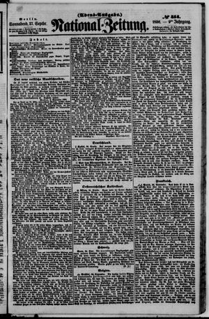 National-Zeitung on Sep 27, 1856