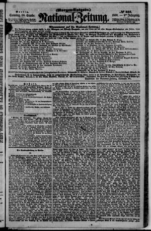 Nationalzeitung vom 28.09.1856