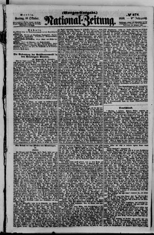 Nationalzeitung vom 10.10.1856