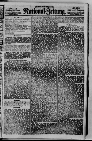 Nationalzeitung vom 21.10.1856