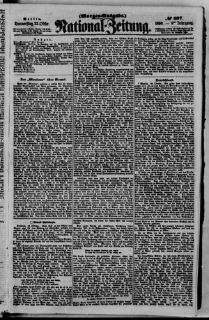Nationalzeitung vom 23.10.1856