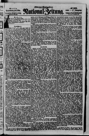 National-Zeitung vom 25.10.1856