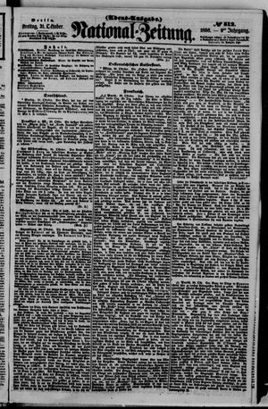 Nationalzeitung vom 31.10.1856