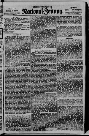 Nationalzeitung vom 07.11.1856