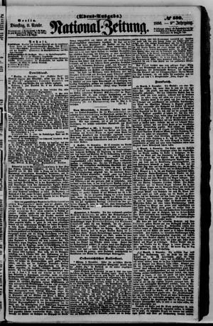 Nationalzeitung vom 11.11.1856