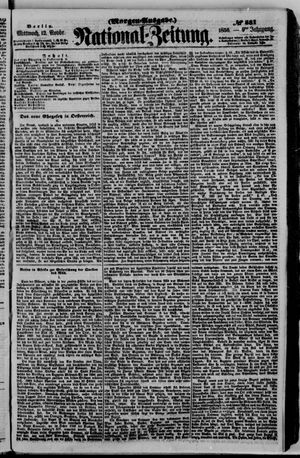 Nationalzeitung vom 12.11.1856