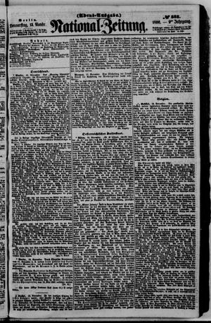 Nationalzeitung vom 13.11.1856