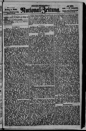 National-Zeitung vom 14.11.1856