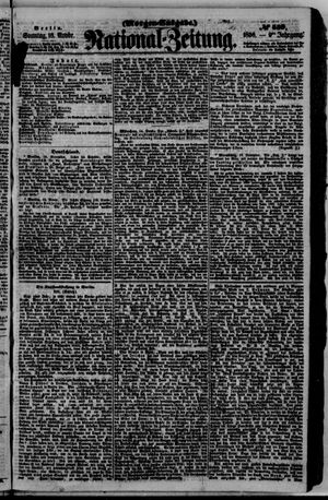 Nationalzeitung vom 16.11.1856