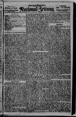 Nationalzeitung vom 19.11.1856
