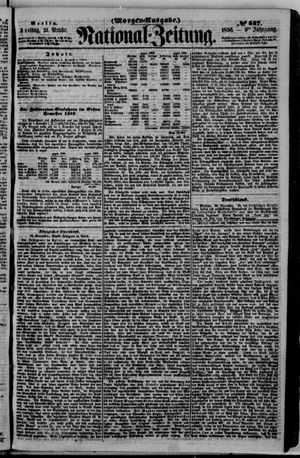 Nationalzeitung vom 21.11.1856