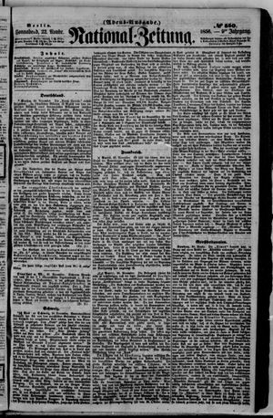 National-Zeitung vom 22.11.1856