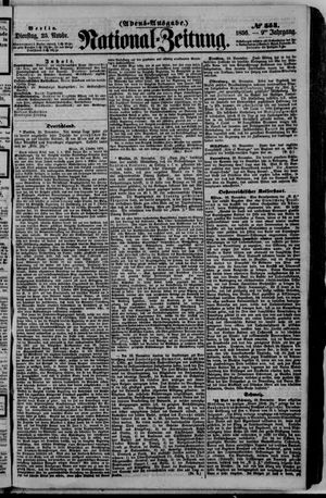 Nationalzeitung vom 25.11.1856