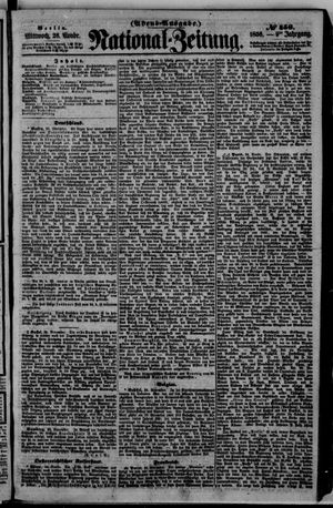 Nationalzeitung vom 26.11.1856