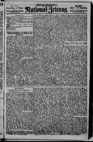 Nationalzeitung vom 27.11.1856