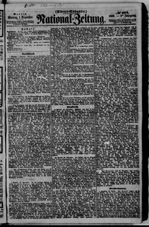National-Zeitung vom 01.12.1856