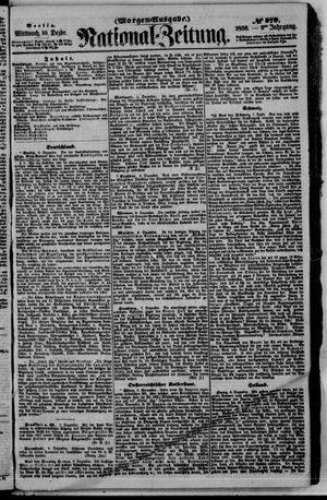 Nationalzeitung vom 10.12.1856