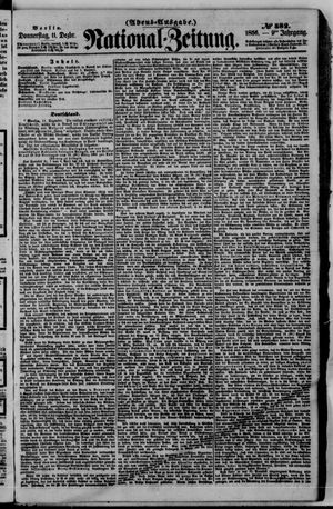 Nationalzeitung vom 11.12.1856
