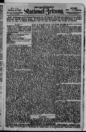 Nationalzeitung vom 28.12.1856