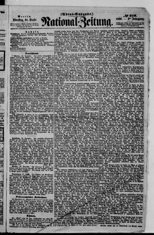 National-Zeitung vom 30.12.1856
