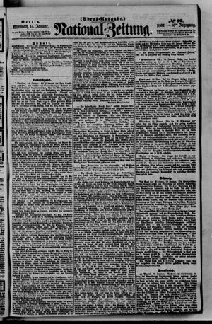 Nationalzeitung vom 14.01.1857