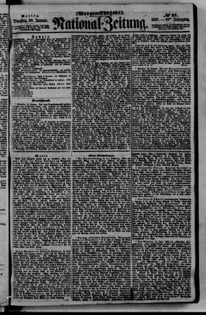 Nationalzeitung vom 20.01.1857