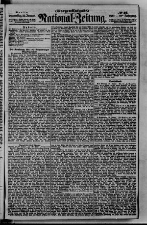 Nationalzeitung vom 22.01.1857