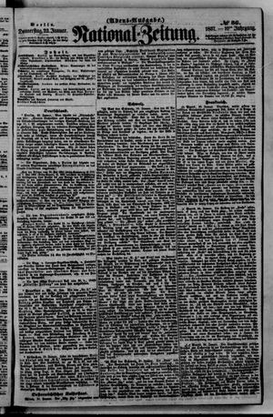 Nationalzeitung vom 22.01.1857