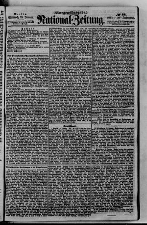 Nationalzeitung vom 28.01.1857