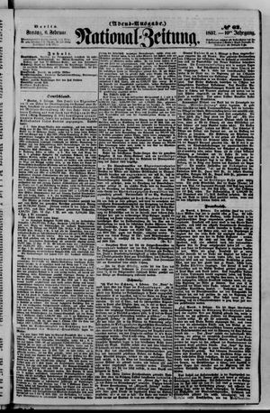 Nationalzeitung vom 06.02.1857