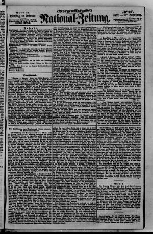 Nationalzeitung vom 10.02.1857