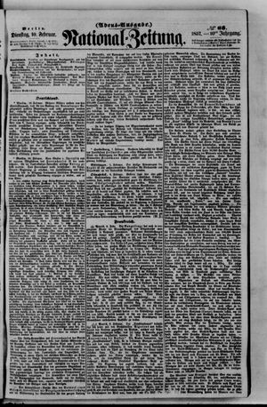 Nationalzeitung on Feb 10, 1857