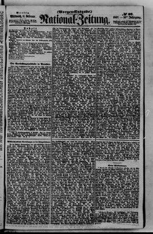 Nationalzeitung vom 11.02.1857