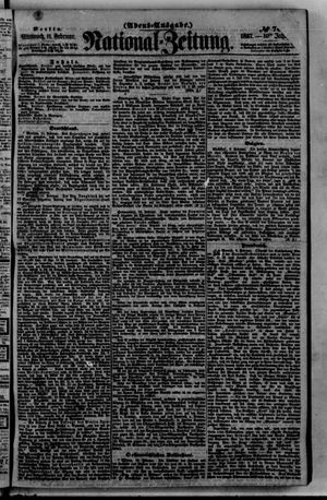 Nationalzeitung vom 11.02.1857