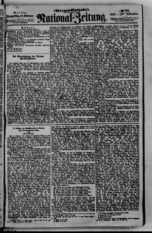Nationalzeitung vom 12.02.1857