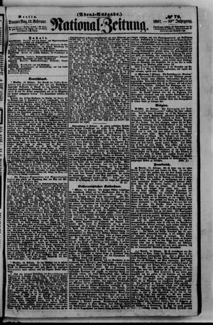 Nationalzeitung vom 12.02.1857