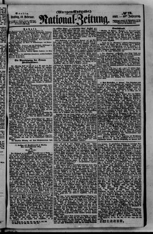 Nationalzeitung vom 13.02.1857