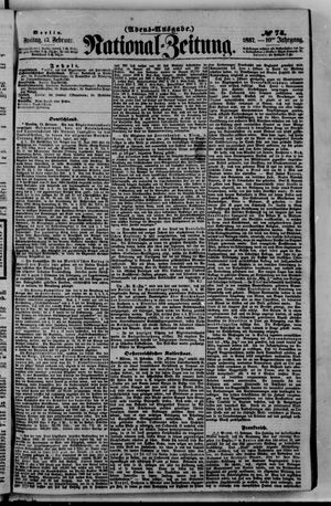 Nationalzeitung vom 13.02.1857
