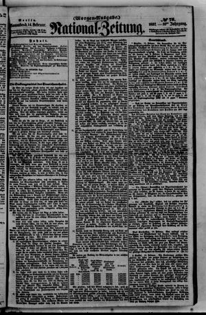 Nationalzeitung vom 14.02.1857
