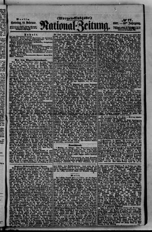 Nationalzeitung vom 15.02.1857